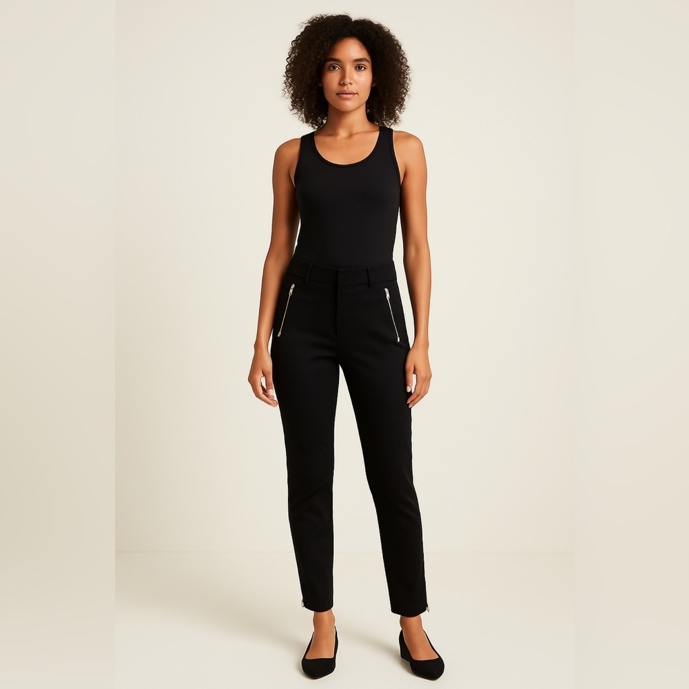 Banana Republic Addison Black Slim Pants - Size 12